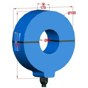 开口穿孔电缆式户外型电流互感器 AKH-0.66/K-HW K-HW-60 1000/5
