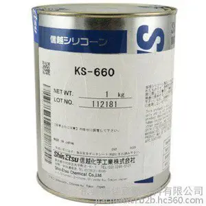 日本信越ShinEtsu KS-660导电合成油 防静电黑色导热硅脂 润滑油