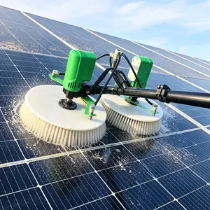捷普仕太阳能光伏清洁机器人出口光伏板清洁术光伏清洗刷光伏清洁设备电动刷