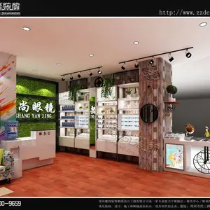 西安U MAX优迈眼镜店装修效果图 眼镜展柜厂家