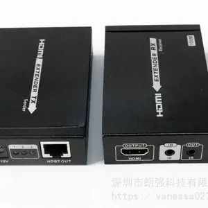 朗强HDBASET线延长传输器LKV375N无损零延时传输器
