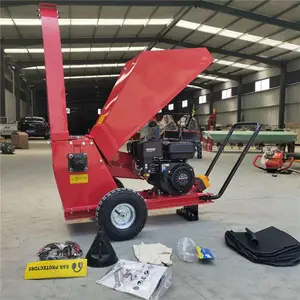 树枝粉碎机 园林残枝树杈打碎机 柴油小型碎枝机