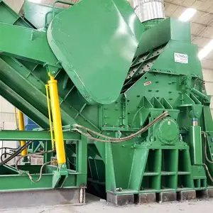 废车辆粉碎设备应用特点 大型废钢下脚料搓球机 金属板材破碎机