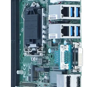 CEB-H42I-A100 Intel H420E Chipset，2 x LAN, HDMI,DP,DVI-D, 6XCOM，9 x USB, 1 x M.2_WIFI，1 x M.2_SSD，Mini-ITX主板