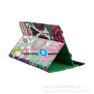 厂家直供 pu印花***平板电脑保护皮套休眠保护壳 iPad保护套 ebay亚马逊***品质出口