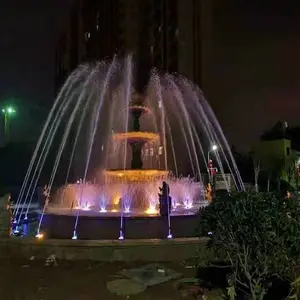 莱阳音乐喷泉公司 旱地喷泉改善小区气候