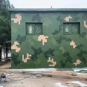 丙烯酸迷彩伪装涂料面漆 深绿中绿沙土 车辆伪装涂料