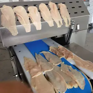 鸡胸肉切片机 雨燕 连续式水平切片机 鸭胸肉切片机