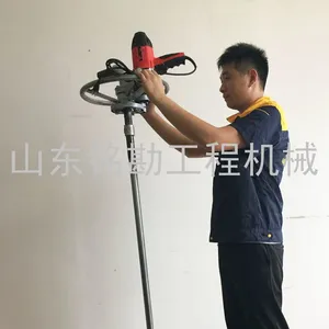 手持圆盘打井钻机两相电 家庭单人操作打孔快速 合金钻探头打井