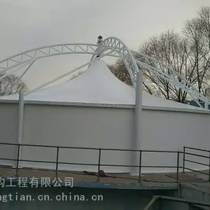 造纸厂污水池膜结构加盖认准河南景天膜结构