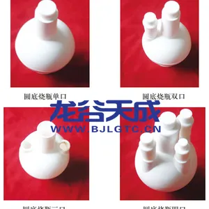 聚四氟乙烯烧瓶 三口圆底烧瓶 蒸馏烧瓶 PTFE反应瓶500 1000ml 特氟龙F4单口烧瓶