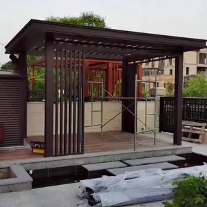 中式铝合金凉亭_防虫蛀八角凉亭生产厂家