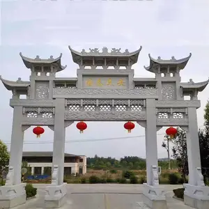 石材牌坊 景区石雕牌坊 村口大门牌坊厂家直销