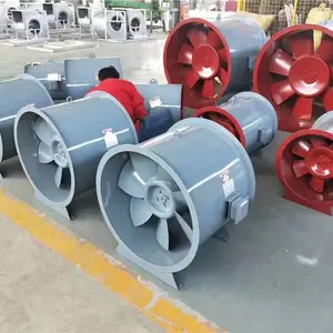 普雷蒂长期供应工业高效低噪SWF-I-8混流风机碳钢材质