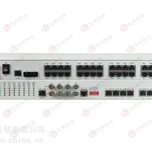 32路电话+4E1+2路串口+4FE+2GE 物理隔离网络光端机