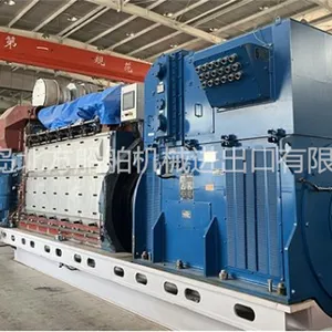 库存MAN 6L27/38重油发电机组4台用于8MW矿山工厂自备电站