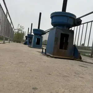 河道泵站水处理启闭机闸门2* 50T双吊点螺杆式启闭机
