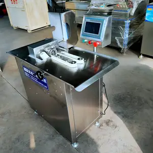 香肠全自动定量分份机肉肠 全自动扎线机视频