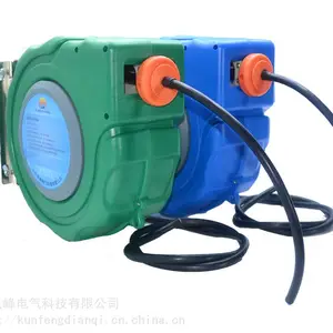 带橡胶线自动卷线盘自带2芯4平方线的 长度15米内选配