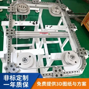 方形导轨矩形流水线高速圆弧滑块V型链条环形检测生产线高效