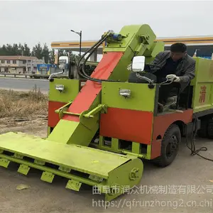 牛场铲粪车 大规模养殖牛棚清粪车 自走式清粪机