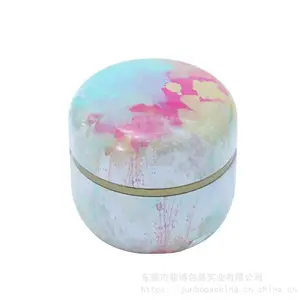 花茶小圆罐 日式、欧洲风 茶叶罐 工厂大量现货供应茶叶罐