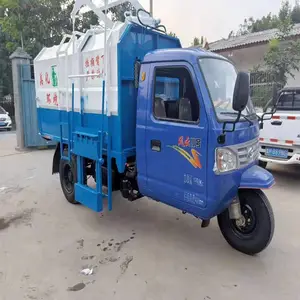 厂家直销三轮垃圾车福田挂桶垃圾车鸿哲 垃圾运输中转车小型垃圾车