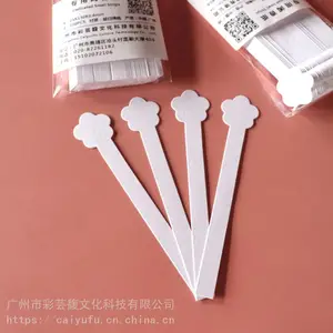 厂家直销香水测试纸评香条 132x25x0.42mm空白花型香水闻香纸现货