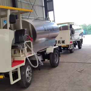 大载重纯电动犊牛打奶车,小牛喂奶车 河北金源