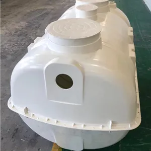 1.5立方小型户厕改造 三格化粪池模压玻璃钢加厚款 可深埋简易安装