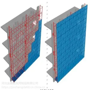 镀锌冲孔板 建筑外墙爬架网 防滑爬架网