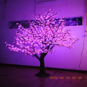 紫色发光led樱花树灯，厂家直销