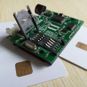 5pin端子线单片机串口IC卡读写模块 嵌入式CPU卡读卡模块带PSAM卡座S3-CMS-A0