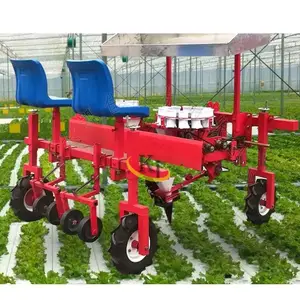 茄子甜菜苗移栽机 大棚种植秧苗栽种工具 蔬菜大棚辣椒秧苗移植机