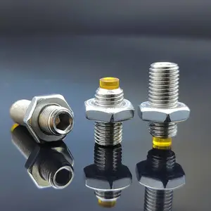 防撞聚氨酯PU胶头螺钉无杆气缸细牙调整缓冲阻挡限位螺丝M10X1.0