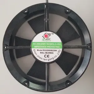 深圳仁钢 22060电磁炒炉散热风扇 蒸柜 煲汤炉风扇 耐高温22060AC