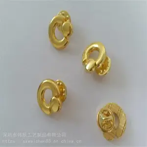 电镀18K金胸针 24K金电镀徽章 哪里能做司徽厂家