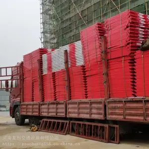 山东菏泽临时护栏 铁马围栏 移动护栏 基坑护栏 建筑可移动防护栏