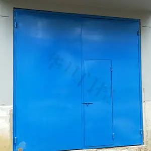 高铁站钢大门价格-维修车间大门-安徽华旦