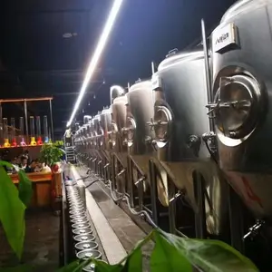 精酿啤酒设备厂家 江苏啤酒设备发酵罐1000升啤酒设备酿酒设备