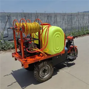 果园大棚喷雾打药机 小型柴油三轮喷雾车 农用乘坐式风送喷药机