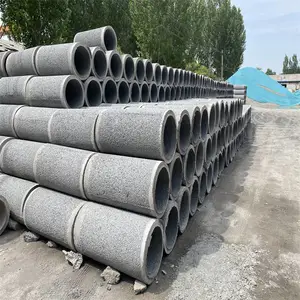 钢混水泥管1200mm平口无砂水泥管农田灌溉井水泥集水管350透水管