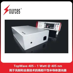TopWave 405 – 1 Watt @ 405 nm 用于光刻 全息技术高相干性半导体激光器