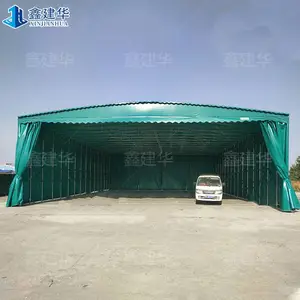 泰州泰兴可移动折叠雨棚双轨道电动伸缩蓬(厂家批发)