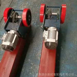 电动单梁起重机梁头 移动轨道台车地梁 起重机挂板端梁