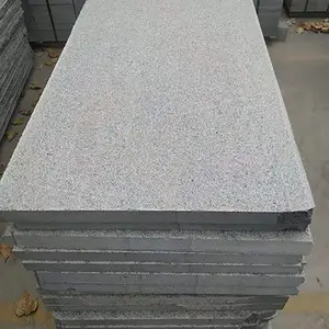 道路建筑工地鲁灰花岗岩石材荔枝面火烧面