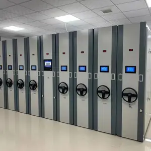 密集架档案室密集柜 手摇密集柜文件柜 手动资料架厂家定制