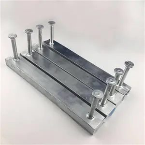 预埋槽道工程 预埋件工字钢 T型螺栓M12 热镀锌
