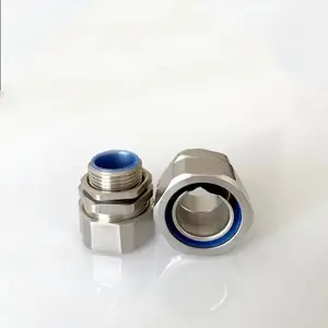DN16不锈钢端式波纹管固定头 金属软管外丝接头 外螺纹连接器 规格齐