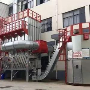 脉冲布袋吹尘器环保设备锅炉木工车间仓顶粉尘收集器工业中央除尘